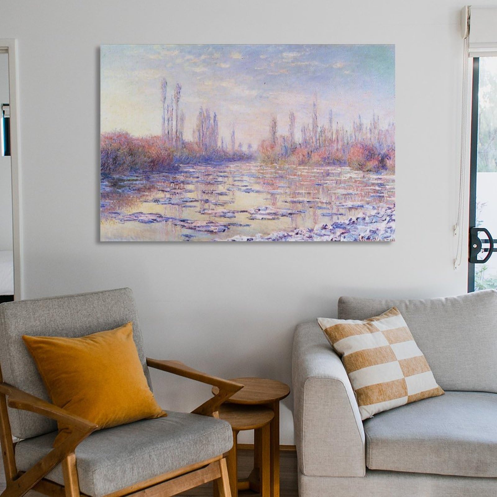 Amazon.co.jp: Claude Monet クロード・モネ 『解氷』 アートポスター